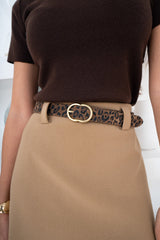 CENTURE CUIR LEO - CEINTURE